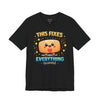 This Fixes Everything...Probably T-Shirt — Funny Bandage Heart Graphic Tee