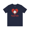 Nursie Heart Jersey Short Sleeve Tee