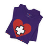 Nursie Heart Jersey Short Sleeve Tee