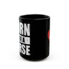 Born To Be A Nurse Black and White Mug 15oz