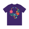 Floral Heart Stethoscope Tee