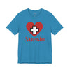 Nursie Heart Jersey Short Sleeve Tee