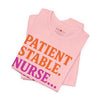 Nurse T-Shirt “Patient Stable Nurse… Still Charting” – Funny RN Tee for Nurses