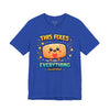This Fixes Everything...Probably T-Shirt — Funny Bandage Heart Graphic Tee