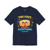 This Fixes Everything...Probably T-Shirt — Funny Bandage Heart Graphic Tee