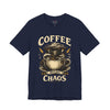 Coffee Before Chaos Unisex Jersey Short Sleeve Tee