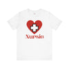 Nursie Heart Jersey Short Sleeve Tee