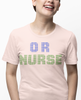 OR Nurse Spark Font Unisex Jersey Short Sleeve Tee