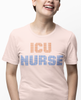 ICU Nurse Spark Font Jersey Short Sleeve Tee