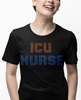 ICU Nurse Spark Font Jersey Short Sleeve Tee