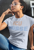 ICU Nurse Spark Font Jersey Short Sleeve Tee