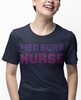 Spark Font Med Surg Nurse Unisex Tee