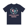 Labor & Delivery Nurse Footprint Tee