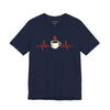 Coffee Heartbeat Unisex Jersey Short Sleeve Tee