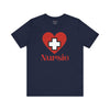 Nursie Heart Jersey Short Sleeve Tee