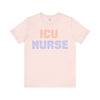 ICU Nurse Spark Font Jersey Short Sleeve Tee