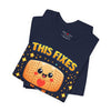This Fixes Everything...Probably T-Shirt — Funny Bandage Heart Graphic Tee