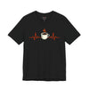 Coffee Heartbeat Unisex Jersey Short Sleeve Tee
