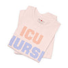 ICU Nurse Spark Font Jersey Short Sleeve Tee