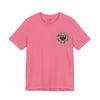 Heart Mandala T-Shirt — Decorative Red Heart on Floral Mandala Crew Tee